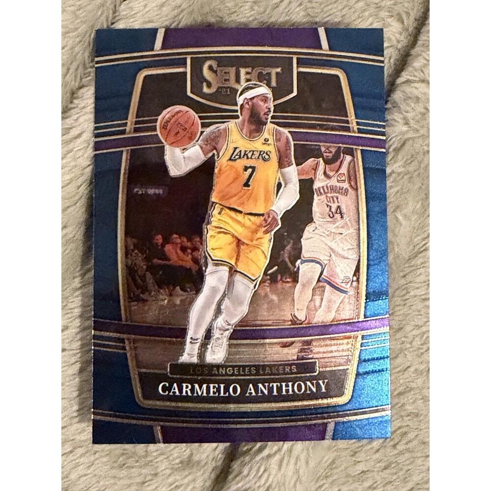 2021-22 Panini Select - Concourse Carmelo Anthony #31 Blue